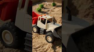 LEGO Dump Truck Loading &amp; Unloading Sand | Fun Construction Toy for Kids 🚧