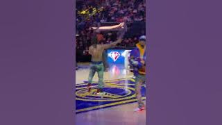 Stunnaman02 Live Performance of Big Steppin at Golden State Warriors Game Six Playoff Game