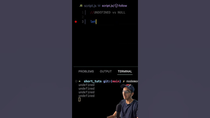 Undefined vs Null! #coding #javascript