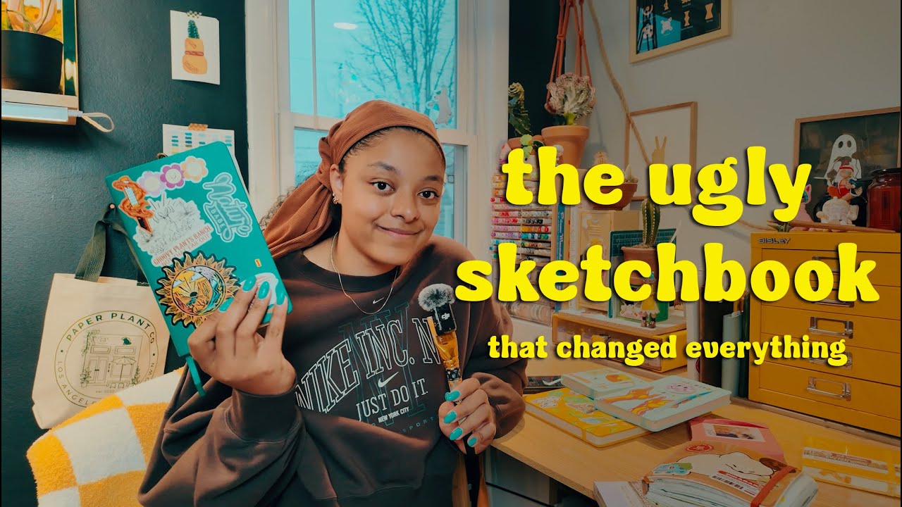 Why you need an "ugly" sketchbook in 2026 ~ mini sketchbook tour and yap
