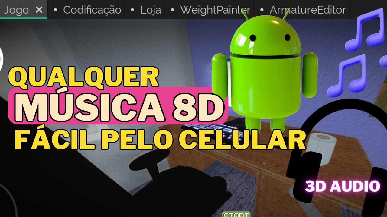 Como criar MUSICAS 8D pelo celular na ITsMagic Engine 