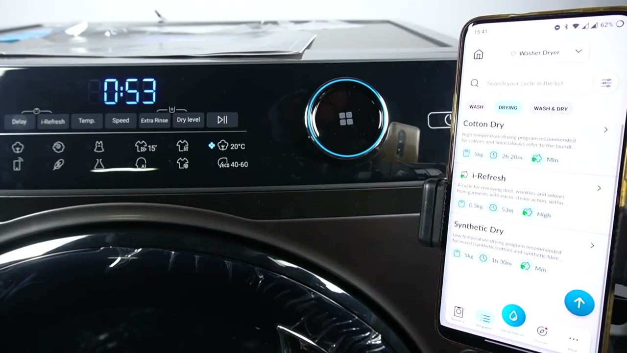 HAIER I-Pro 5 - Como iniciar ciclo sem fio