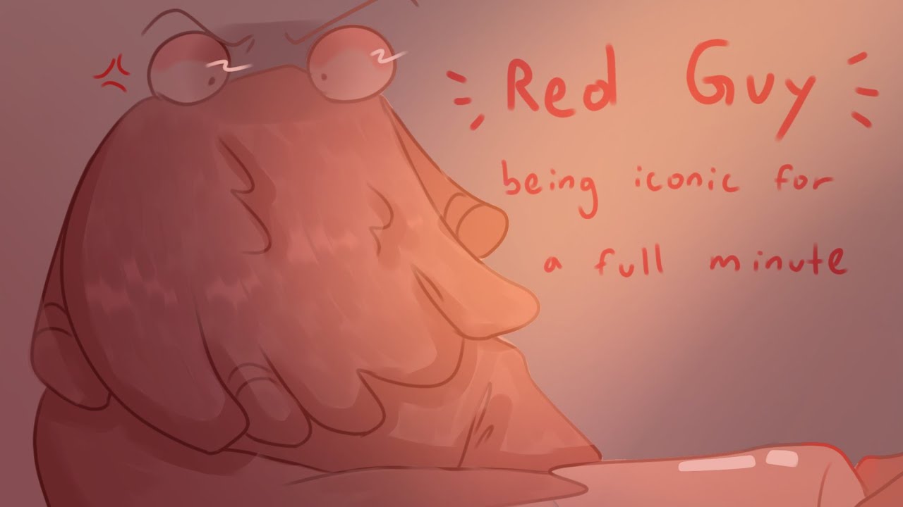 Red Guy being iconic for a full minute ||DHMIS animatic || captions available