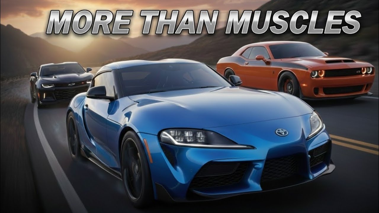 WHY the TOYOTA GR SUPRA Dominates American MUSCLE CARS