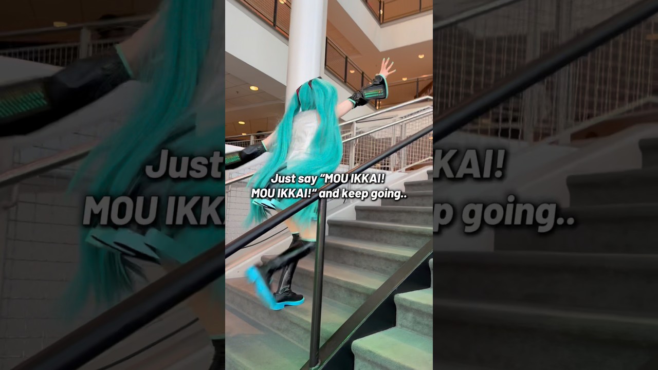 MOU IKKAI! MOU IKKAI! 🗣️ #hatsunemiku #hatsunemikucosplay #vocaloid #vocaloidcosplay #miku #wowaka