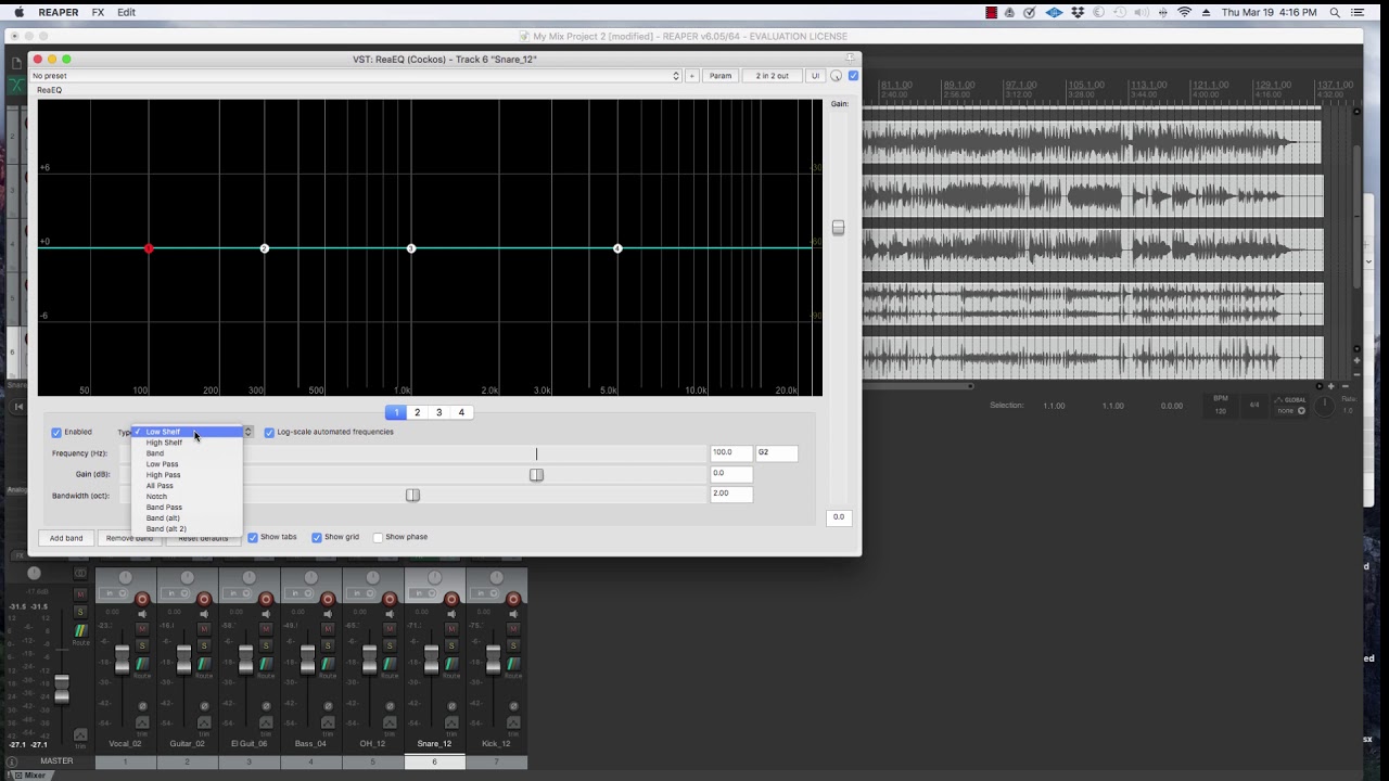Reaper Mix Tutorial - YouTube