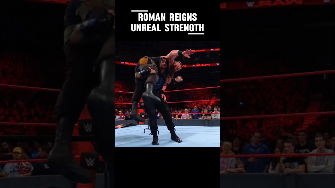 Roman Reigns feats of strength 😳 