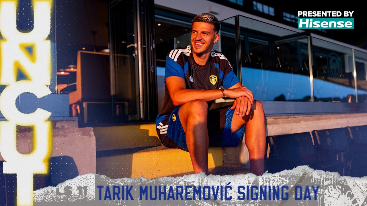 Behind-the-scenes with Tarik Muharemović on signing day at Leeds United | Uncut