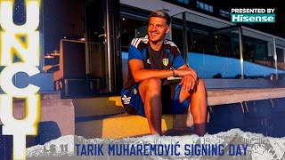 Behind-the-scenes with Tarik Muharemović on signing day at Leeds United | Uncut