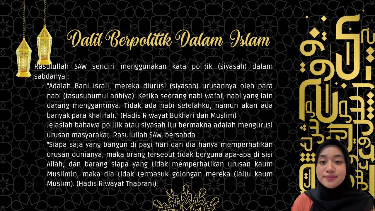 Politik dalam IsIam oleh Reginancy Suci Magfirah