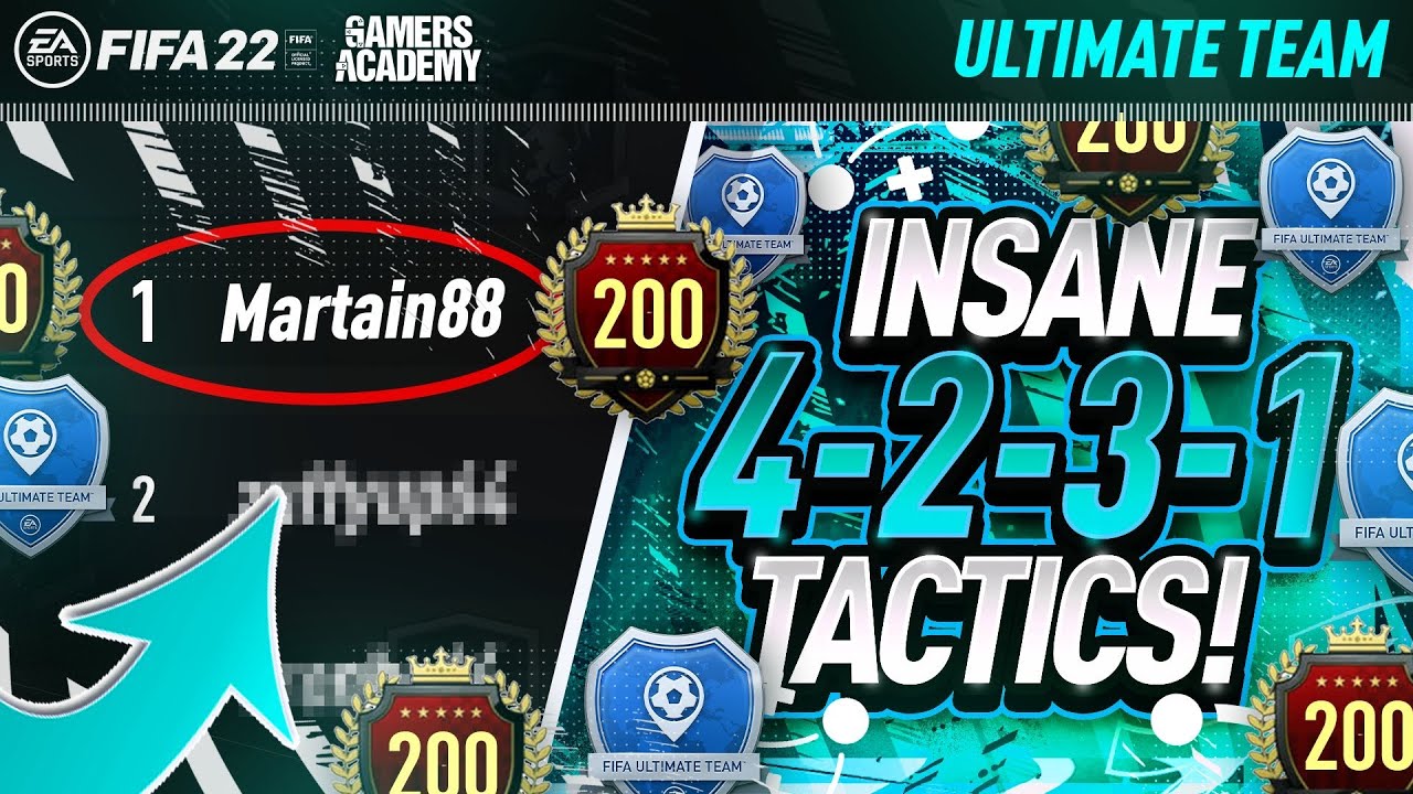 FIFA 22 - INSANE TOP 200 SQUAD BATTLES (4231) CUSTOM TACTICS + PLAYER INSTRUCTIONS!!