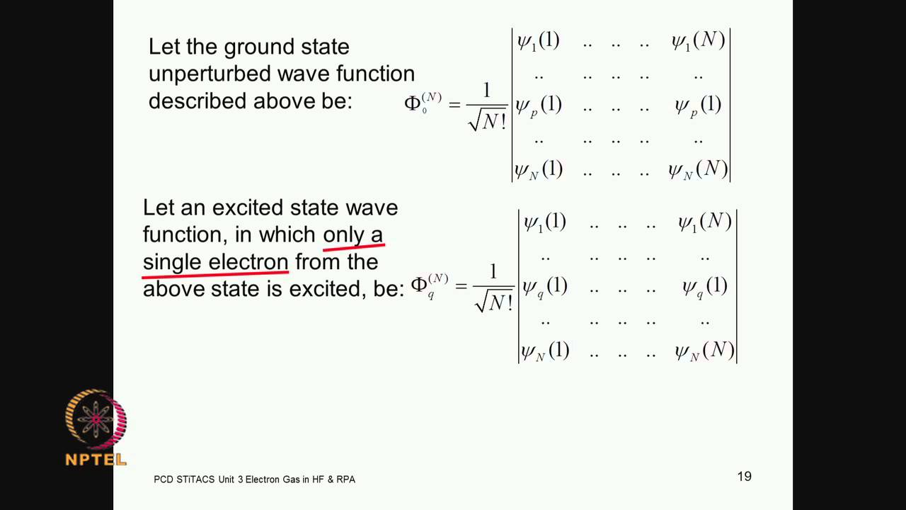 ⁣Mod-03 Lec-16 Many-electron problem in quantum mechanics