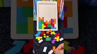 Details dropshipp wooden children's toys Tetris colour building toy building Puzzle toy #amazingtoys #shorts Update