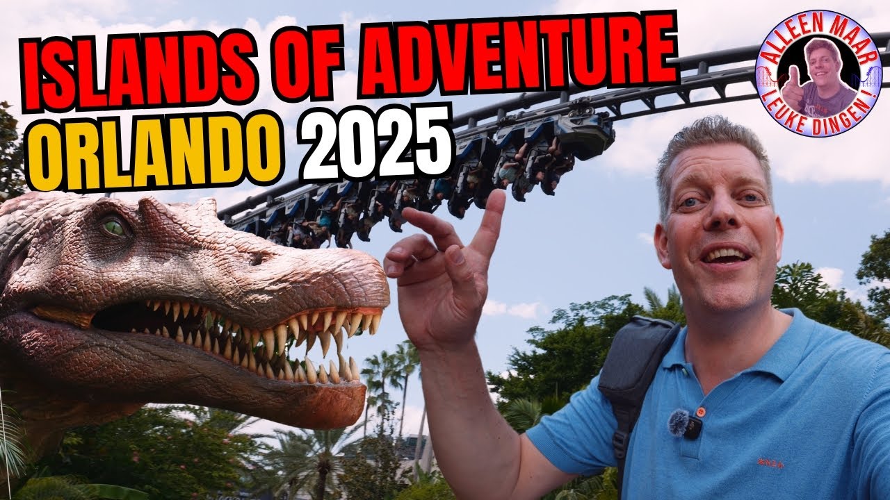 ISLANDS OF ADVENTURE (UNIVERSAL) 2025 REVIEW en TIPS: RUSTIGE DAG IN DIT GEWELDIGE PARK IN ORLANDO!