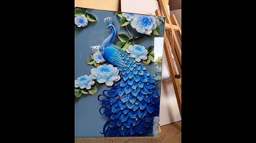 TRANH TRÁNG GƯƠNG PHA LÊ CAO CẤP VIDEO QUAY TRỰC TIẾP TẠI XƯỞNG, TRANH BỘ 3 BỨC CÔNG MÀU XANH