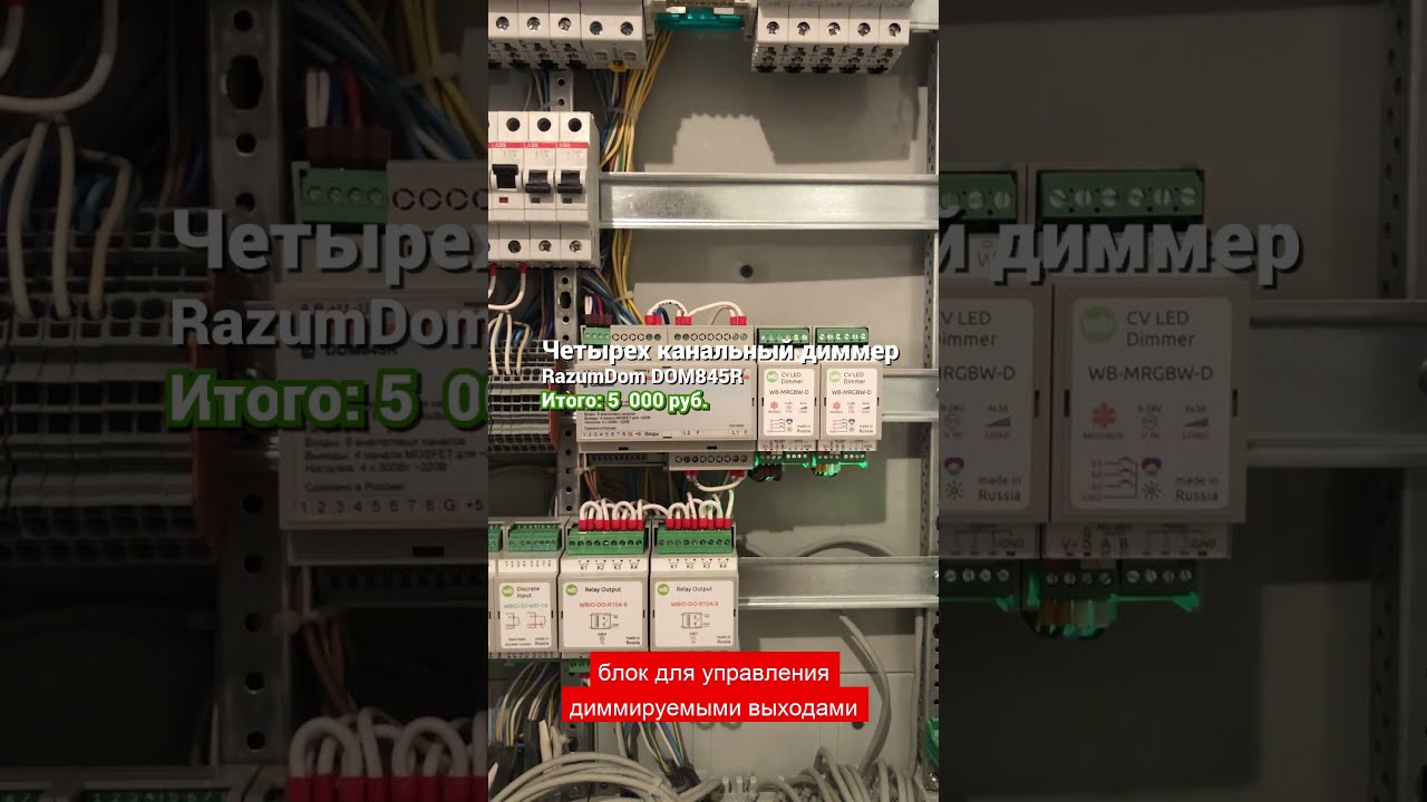 Обзор щита умного дома