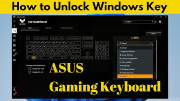 Ontgrendel de Windows-toets op het ASUS TUF Gaming-toetsenbord met Armoury Crate
