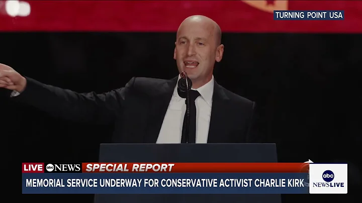 Stephen Miller delivers heated remarks at Charlie Kirk's memorial service: 'We are the storm'