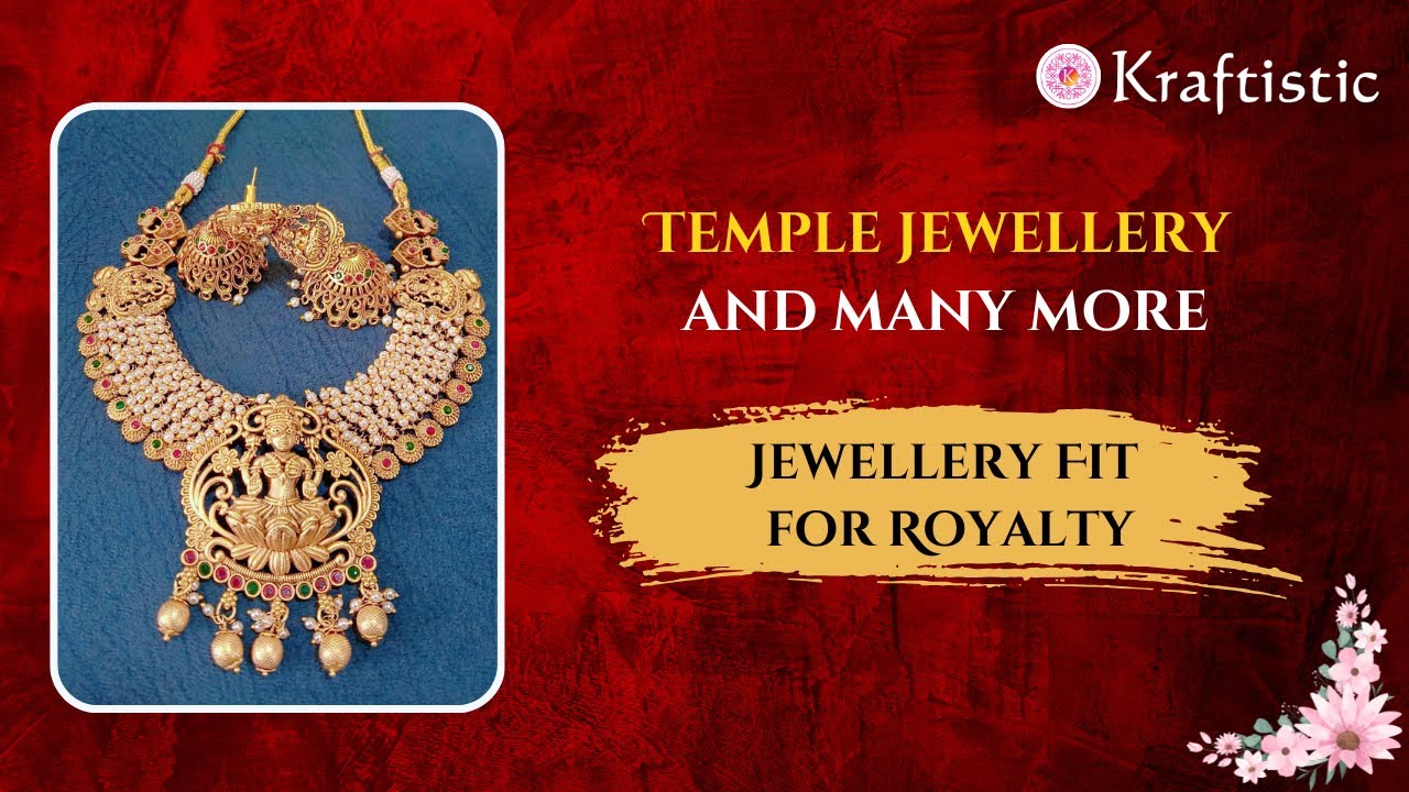 Kraftistic's Unique temple jewellery designs |antique temple jewellery | 