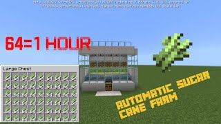 How To Make Automatic Sugar Cane In Minecraft Smollfuz
