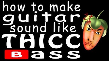How to make guitar sound like thicc bass (FL Studio tutorial)