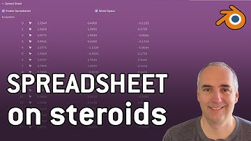 Blender Spreadsheet on steroids