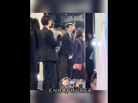 Sunghoon Making Sure Tipsy Sunoo Is Following Enhypen Enhypenmembers Kpop