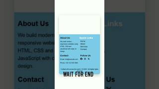Next level Footer #footer #footerdesign #cards
