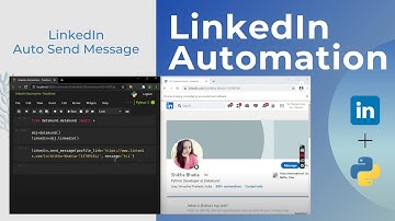 LinkedIn Auto Send Message | LinkedIn Automation - Python,DataKund