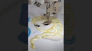 Disney Frozen Elsa Machine Embroidery T-Shirt