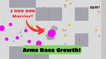 Harrier 1M Score! Arras.io Growth Arms Race