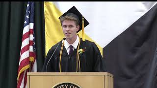 Carter Uslabar - Spurning the moment you've been waiting for - UW Oshkosh commencement speech 2021