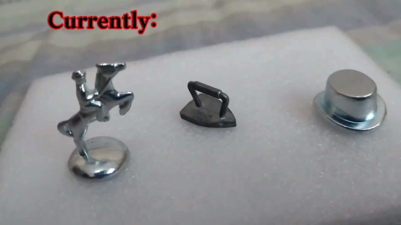 How RARE Are The Monopoly Player Pieces NOWADAYS? (For Non–Rich Households)