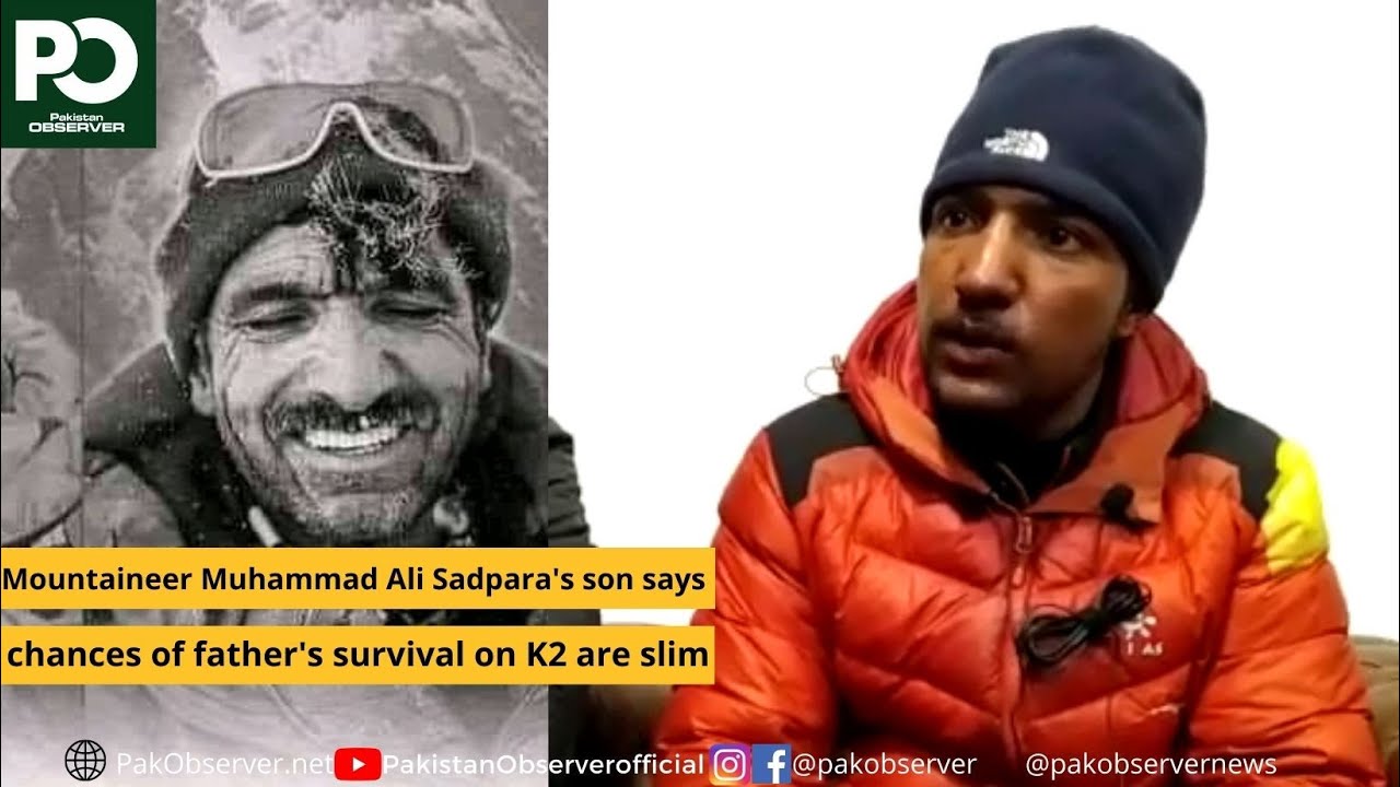 Muhammad Ali Sadpara's son says chances of father's survival on K2 are slim | Pakistan Observer