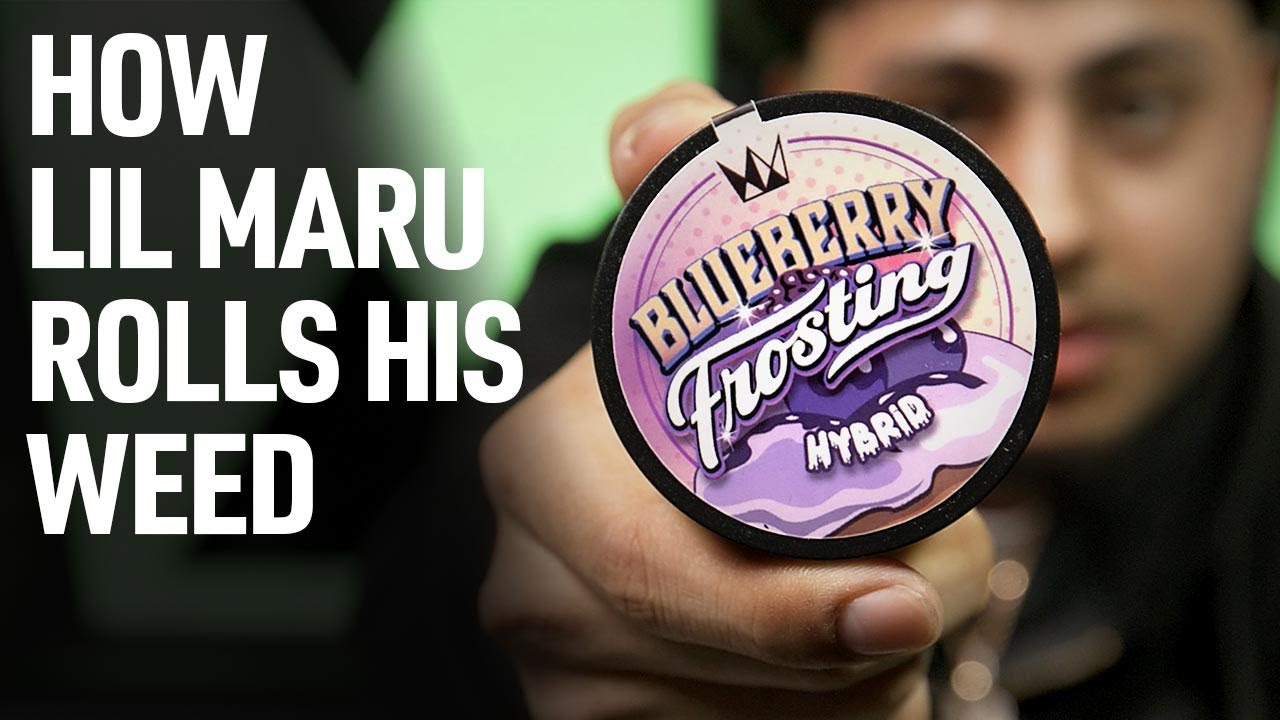 How Lil Maru Rolls His Weed