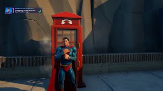 Use a Phone booth as Clark Kent Location! How to Unlock Superman Quest!