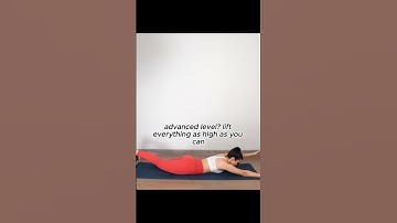 Strengthen Your Back with Swimmers Exercise | Improve Posture & Core Stability!