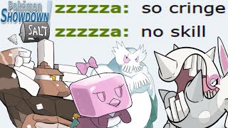 Garganacl Eiscue Snow Team made them SALTY on Pokémon Showdown