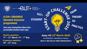 Blended Intensive Programme in Entrepreneurship Organised by the Technical University of Sofia