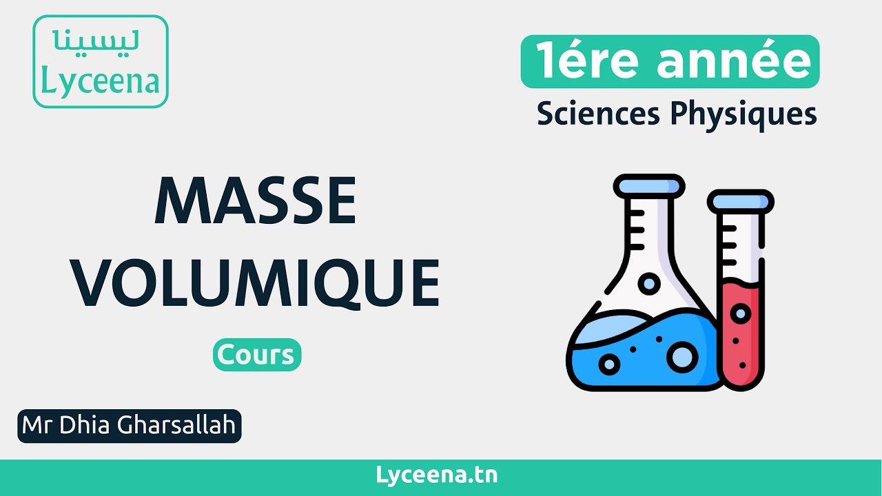 Cours Masse Volumique - 1ere année - Mr Dhia Gharsalah