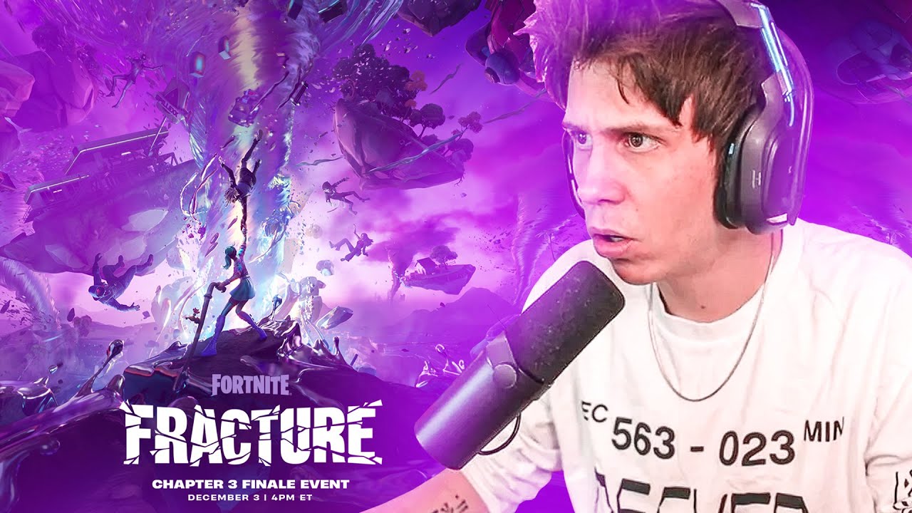 RUBIUS REACCIONA a FORTNITE: EVENTO FINAL FRACTURE - YouTube