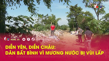 Diễn Yên, Diễn Châu: dân bất bình vì mương nước bị vùi lấp
