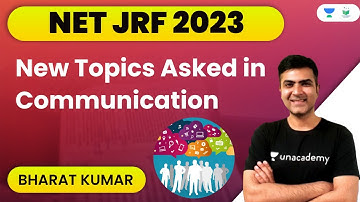 New Topics Asked in Communication | NET JRF 2023 | Bharat Kumar