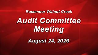 RWC Audit Committee Meeting on August 20, 2026