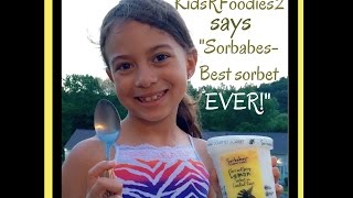 Kidsrfoodies2 Reviews Sorbabes Tart & Juicy Lemon Sorbet