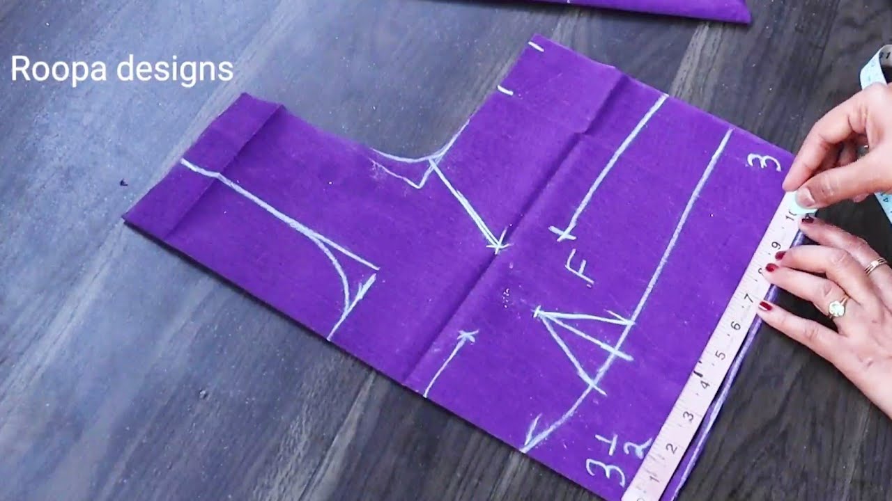 silk blouse cutting tips very easy blouse cutting and stitching ಬಿಗಿನರ್ಸ್ ಆಗಿದ್ದರೆ ಈ ವಿಡಿಯೋ ನೋಡಿ