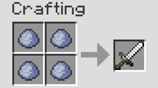 Minecraft But The Crafting Recipes Are Jumbled