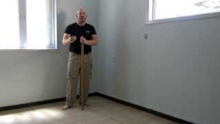Systema Israel Stick course 1 drill 5 of 10 Standing up and getting down with support and dynamic te