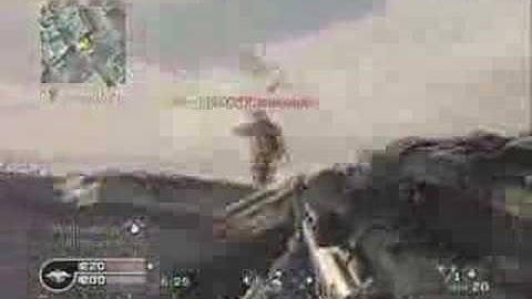 CoD4 - No scope kill in midair!