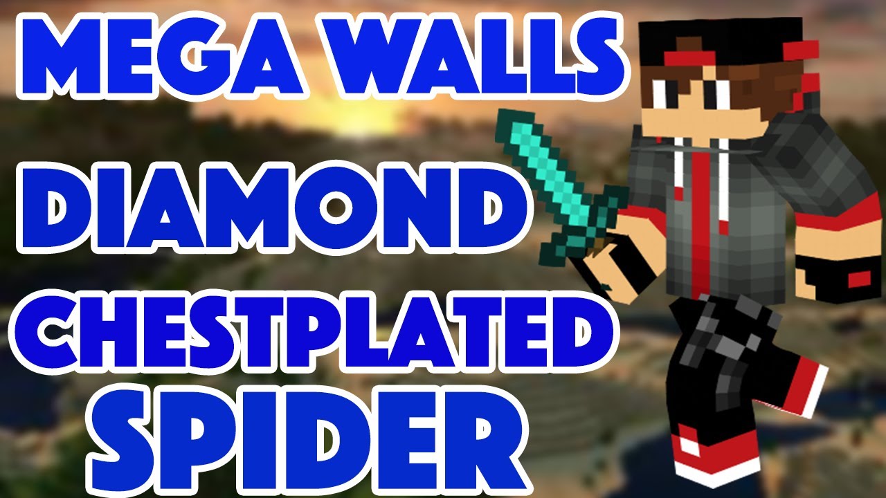 MEGA WALLS DIAMOND CHESTPLATED SPIDER! On Adamrob2002's account! 13 Likes?